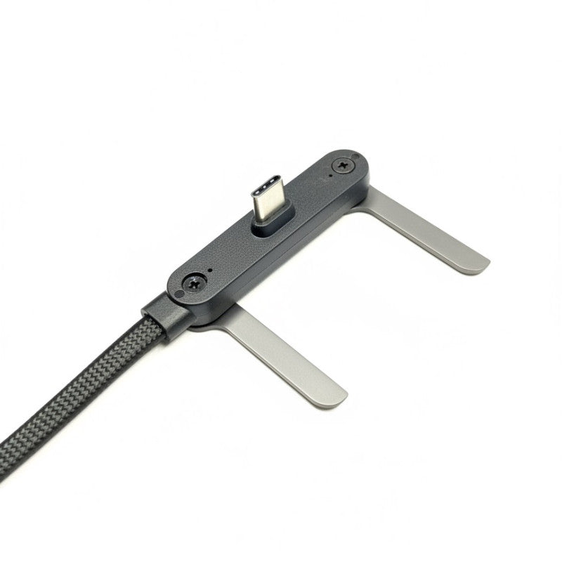 240W 2-in-1 C to C Charging Cable with Phone Stand 1.5m length
