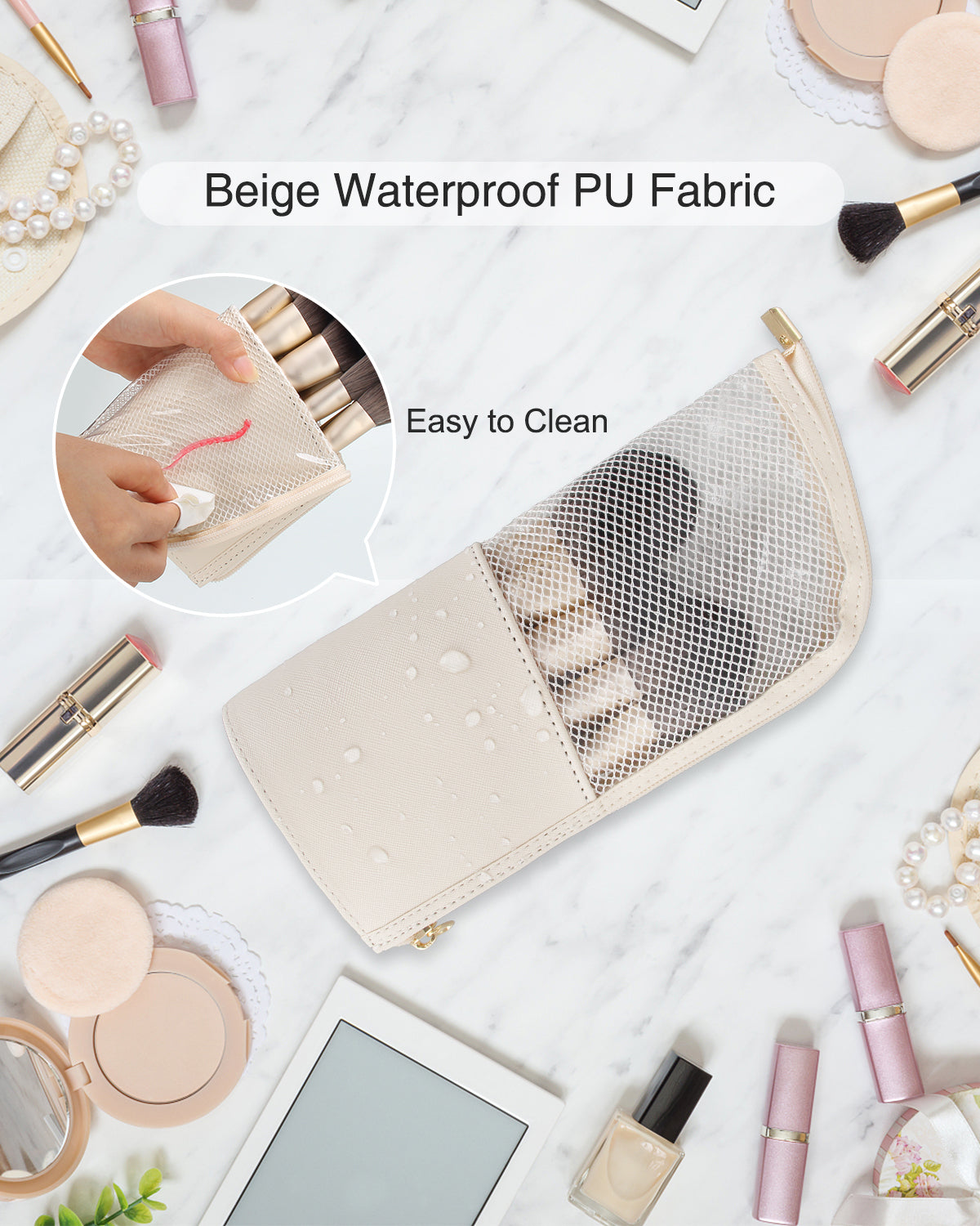 Stand-Up Makeup Brush Holder