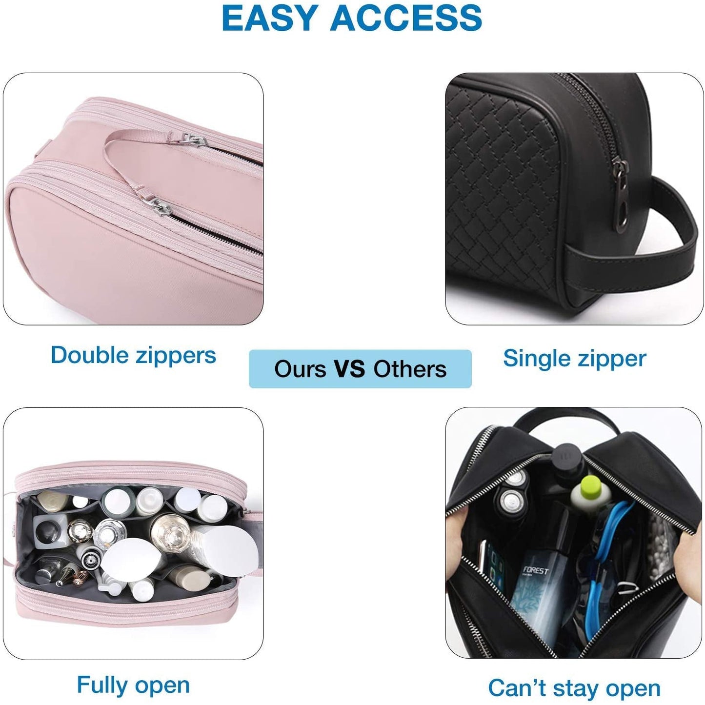 Waterproof Lightweight Makeup Cosmetic Travel Bag