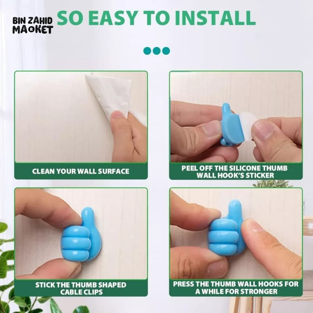 Thumb Hooks – Drilling Ke Baghair, Ghar Ko Organize Karo!